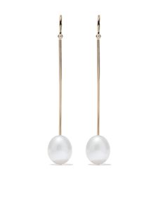 Mizuki boucles d'oreilles Bar en or 14ct à ornements