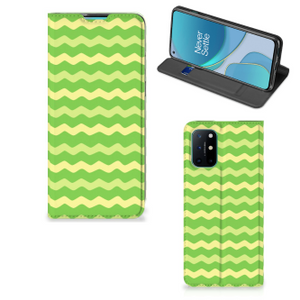 OnePlus 8T Hoesje met Magneet Waves Green