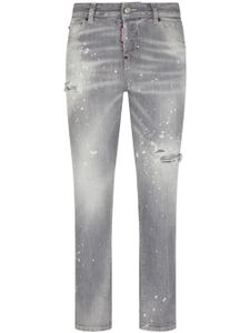 DSQUARED2 jean à effet taches de peinture - Gris