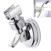 Douche hoofd handset houder Chrome badkamer muurbeugel verstelbare zuignap (volledig verguld)