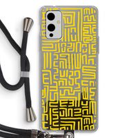 Majorelle Blue Print: OnePlus 9 Transparant Hoesje met koord