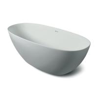 Vrijstaand Bad Luca Sanitair Vasca Solid Surface 170x76x57 cm incl. Afvoerset Mat Wit Luca Sanitair