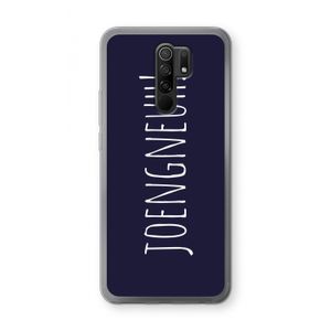 Joengneuh!: Xiaomi Redmi 9 Transparant Hoesje