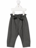 Il Gufo pantalon à détail de nœud - Gris