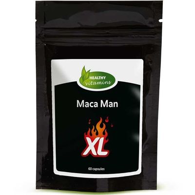 Maca Man XL | 60 capsules | Vitaminesperpost.nl