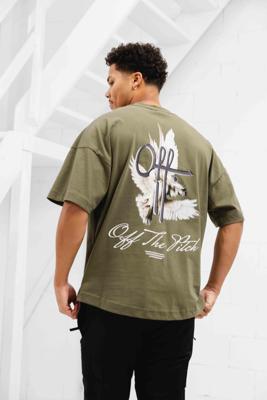 Off The Pitch Rebirth T-Shirt Heren Groen - Maat S - Kleur: Donkergroen | Soccerfanshop