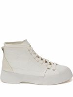 JW Anderson baskets montantes à design embossé - Blanc JW Anderson baskets montantes à design embossé - Blanc