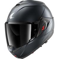 SHARK OXO Dark Shadow, Systeemhelm, Mat blauw steel B16