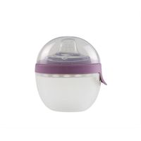 KidsMe 2-in-1 siliconen ovale feeder - Lavendel - thumbnail