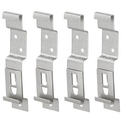 Benson Kentekenplaat klemmen - 4x stuks - RVS - nummerplaat bevestigen - aanhanger