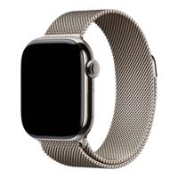 Apple Watch SE 3 Bandje Fiore - Milanese - Naturel - 44, 45, 46 & 49mm