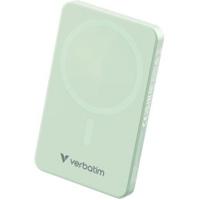 Verbatim Charge 'n' Go Essentials Magnetische draadloze powerbank 5000 mAh Groen