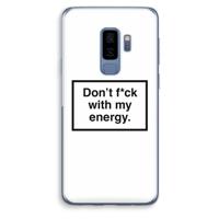 My energy: Samsung Galaxy S9 Plus Transparant Hoesje