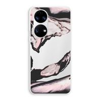 Roze stroom: Huawei P50 Transparant Hoesje