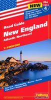 Wegenkaart - landkaart 04 New England & Atlantic Noordoost USA | Hallwag - thumbnail