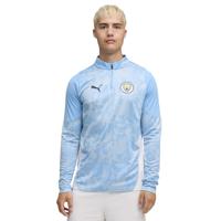 PUMA Manchester City Trainingstrui 1/4-Zip 2025-2026 Lichtblauw Wit