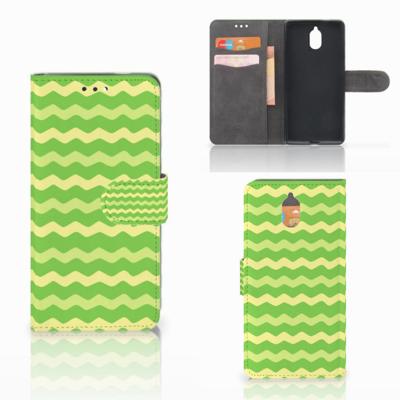 Nokia 3.1 (2018) | Telefoon Hoesje | Waves Green