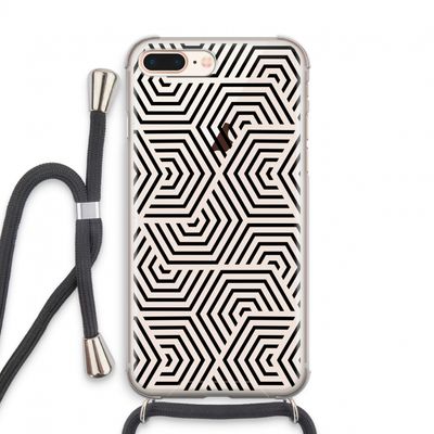 Magic pattern: iPhone 8 Plus Transparant Hoesje met koord