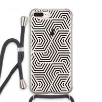 Magic pattern: iPhone 8 Plus Transparant Hoesje met koord