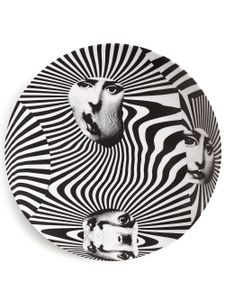 Fornasetti assiette décorative Tema e Variazioni n.312 - Blanc