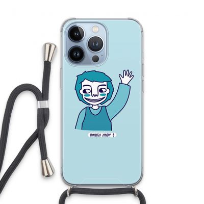 Zwaai: iPhone 13 Pro Transparant Hoesje met koord