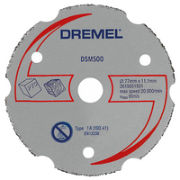 Dremel DSM20 carbide-snijschijf voor metselwerk (DSM500) - 2615S500JB