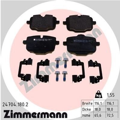 Remblokkenset, schijfrem 247041802
