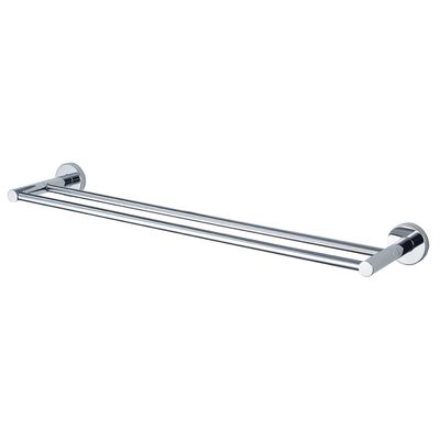 Dubbele Handdoekhouder Haceka Kosmos 80 cm Chroom