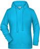 James & Nicholson JN8023 Ladies´ Hoody - /Turquoise - S