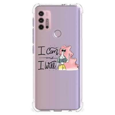 Motorola Moto G30 | G20 | G10 Stevig | Bumper Hoesje | i Can Motorola Moto G30 | G20 | G10 Stevig | Bumper Hoesje | i Can