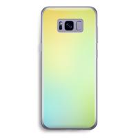 Minty mist pastel: Samsung Galaxy S8 Transparant Hoesje - thumbnail