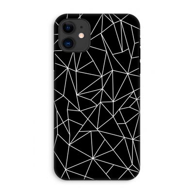 Geometrische lijnen wit: iPhone 11 Tough Case