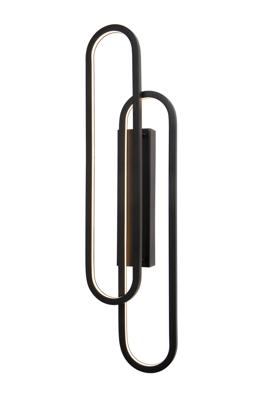 Lucide THELMA - Wandlamp - LED Dimb. - 1x35W 2700K - Zwart
