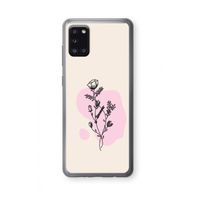 Roses are red: Samsung Galaxy A31 Transparant Hoesje