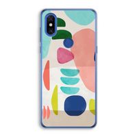Bold Rounded Shapes: Xiaomi Mi Mix 3 Transparant Hoesje