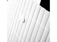 Tuinscherm tuinafscheiding kunststof PVC wit 150x300cm - thumbnail