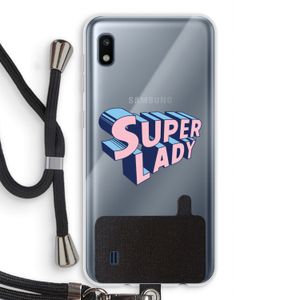 Superlady: Samsung Galaxy A10 Transparant Hoesje met koord