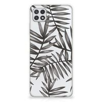 Samsung Galaxy A22 5G TPU Case Leaves Grey