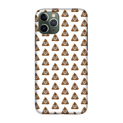 Poop emoji: Volledig geprint iPhone 11 Pro Hoesje