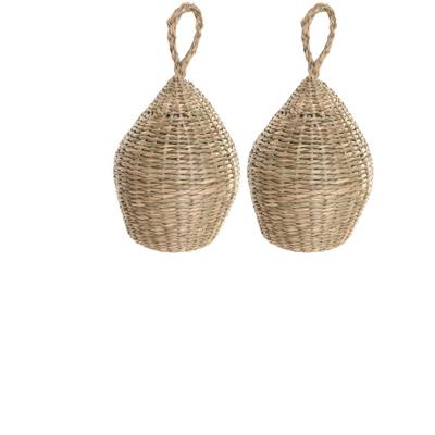 Item international deurstopper JUTE Kegel - 2x - beige - 1,50 kg - deur gewicht - buiten/binnen deur