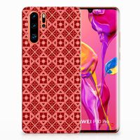 Huawei P30 Pro TPU bumper Batik Rood - thumbnail