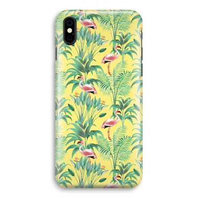Flamingo party: iPhone Xs Volledig Geprint Hoesje