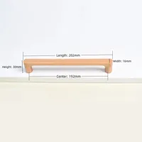 Houten Meubelknop - Beuken- of Walnoothout | Schattig Design | Inclusief Schroeven