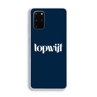 Topwijf Navy: Samsung Galaxy S20 Plus Transparant Hoesje