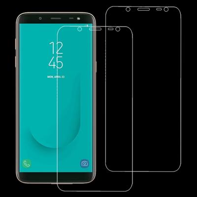 2 stk 0 26 mm 9H 2.5D getemperd glas Film voor Galaxy J6 (2018)