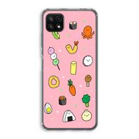 Happy bento friends: Samsung Galaxy A22 5G Transparant Hoesje
