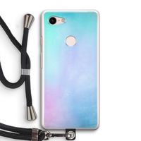 mist pastel: Pixel 3 Transparant Hoesje met koord