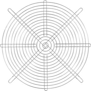 TRU COMPONENTS Ventilatierooster 1 stuk(s) (b x h) 280 mm x 280 mm Staal