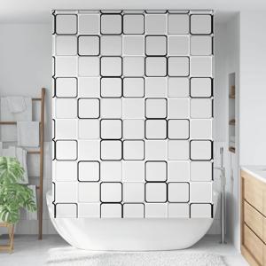 VidaXL Doucherolgordijn 150x240 cm stofbreedte 146 cm