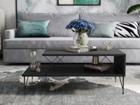 Salontafel LOIRET 100 cm antraciet